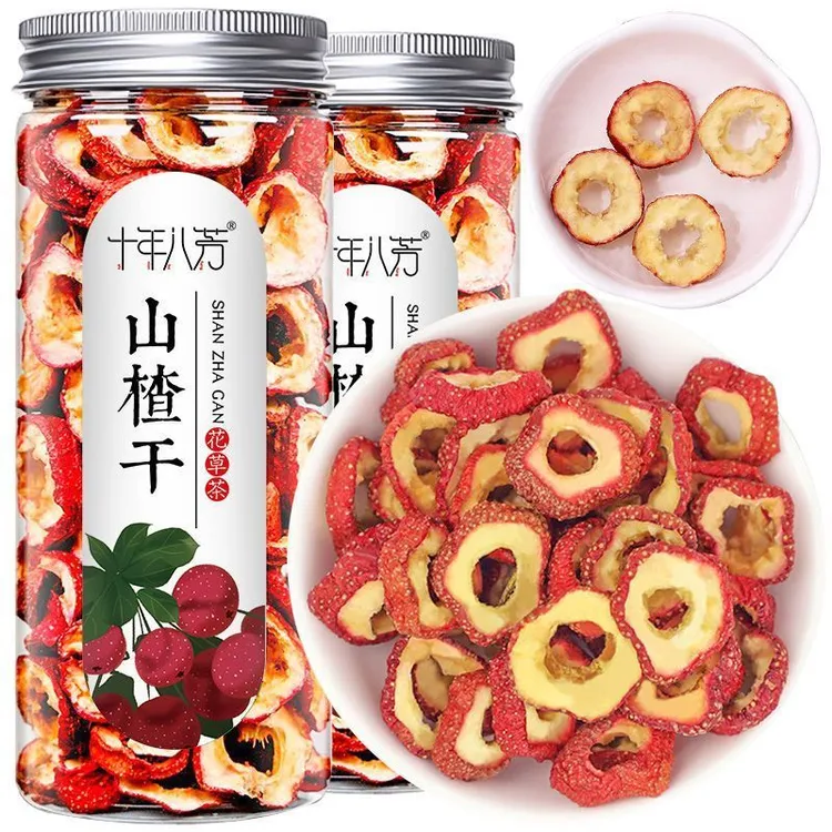 十年八芳 山楂干茶罐装山楂圈干片花果茶80g