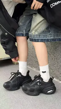 低帮系带休闲鞋男士步鞋鞋子凉鞋女鞋网面百搭男鞋BMX035