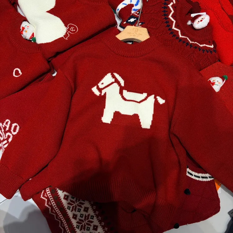 【福满马年】杭州六小六正版 BYLIUXIAOLIU冬季儿童毛衣20448