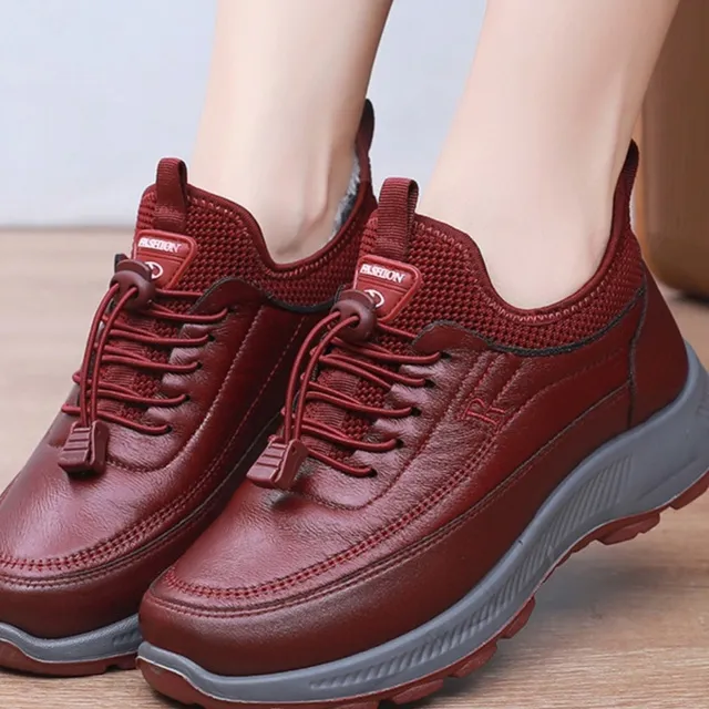 冬季新型防水增厚保暖母亲步行鞋老北京布鞋女式棉鞋中老年雪地靴