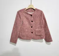 2025年冬季新品女时尚气质短款百搭加厚外套