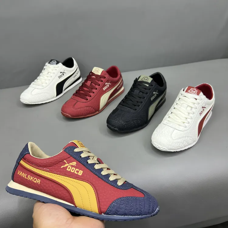 冬季潮男小白鞋休闲时尚百搭运动鞋皮面轻便软底男鞋