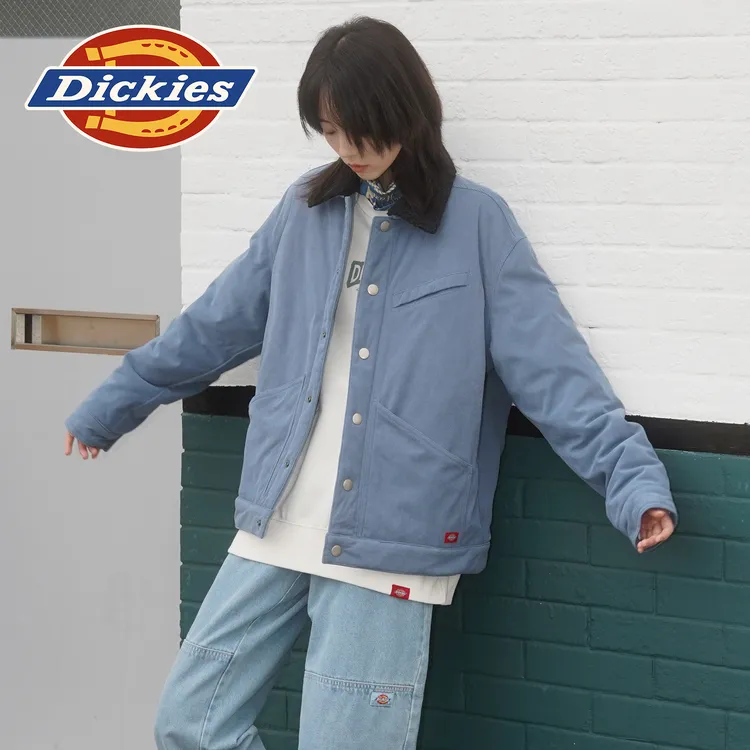 Dickies秋冬情侣棉服夹克摇粒绒保暖休闲舒适外套宽松DK0A88OQ