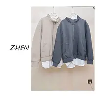【ZHEN】25K01367 2025气质显瘦时尚百搭上新小众设计感外套秋冬