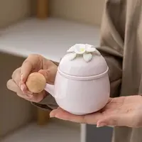 德化云仓 侧把（粉）捏花旅行快客-粉提包-4701