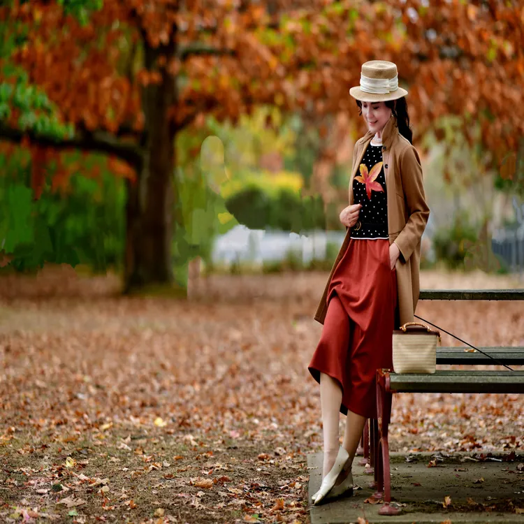 【红姐推荐】雅·直身版型空气棉秋款外套休闲风衣