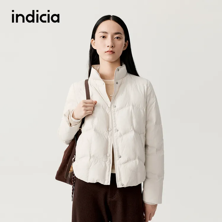 indicia标记25冬季90鸭绒新款简约通勤轻薄保暖羽绒服 F2D5YR524F