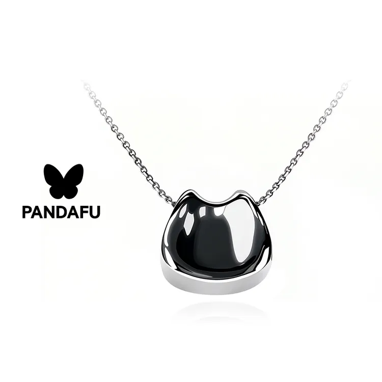 吊坠足银 足银项链999 福包项链气质轻奢时尚百搭小众女款简约