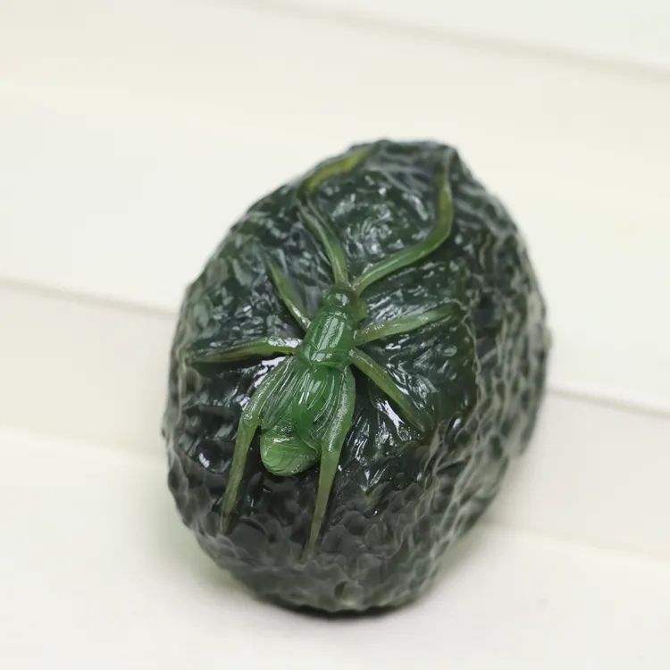 天然正品国风和田玉手把件碧玉富甲天下玉石挂件精品小摆件