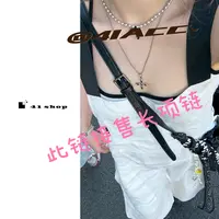 铜合金项链 A718 十字花黑色滴釉SK小众系列项链
