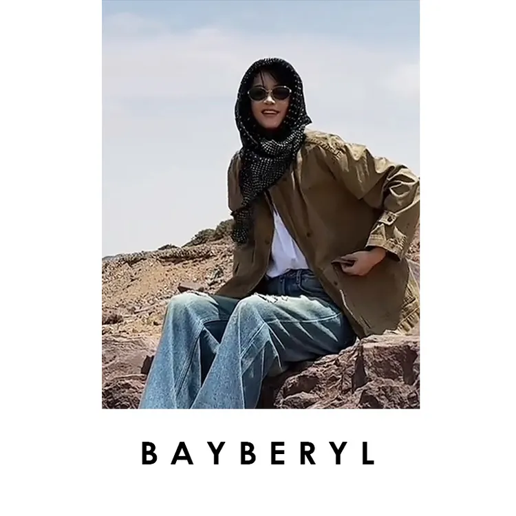 BAYBERYL老贝工装风潮*立领休闲百搭夹克时尚秋外套MF5E1001