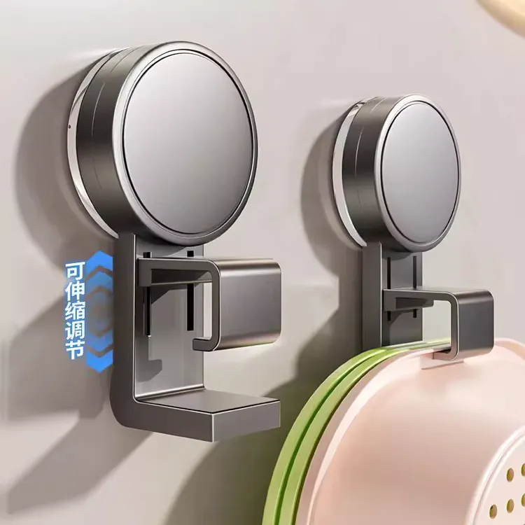 脸盆收纳架枪灰色吸盘洗脸盆架免打孔壁挂卫生间浴室洗脸盆架挂钩