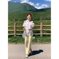火火火【轻氧浅夏】韩系松紧腰半身裙木耳边裙子B34833HH52