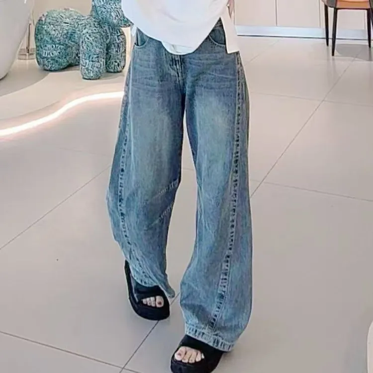 【SUSU.JINAQUA推荐】2025时尚个性时尚牛仔裤-8262