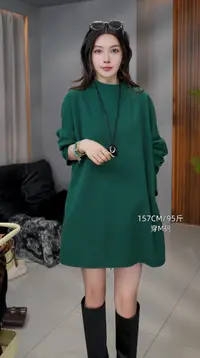 3719#新款时尚中长款高级设计款长袖裙子