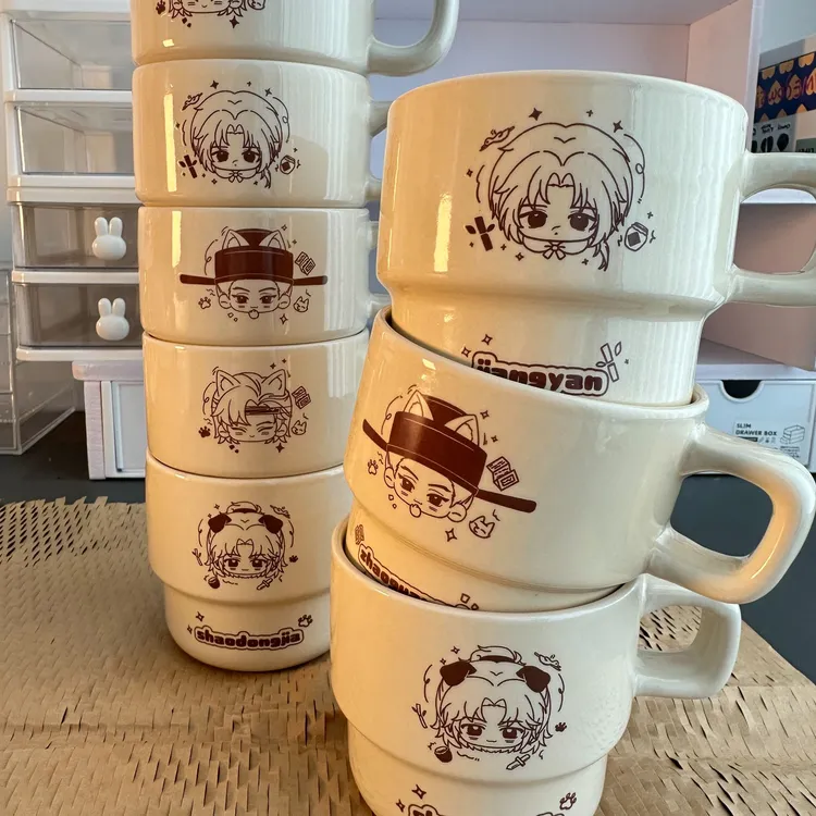 燕云陶瓷叠叠杯275ml少东家江晏晋中原赵二刀哥寒姨红线