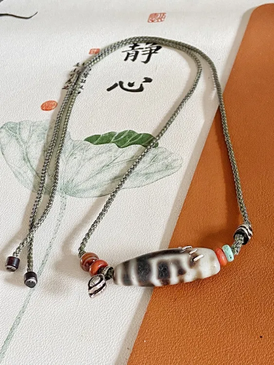 玛瑙大鹏锁骨链时尚个性设计藏风项链气质百搭小众颈饰