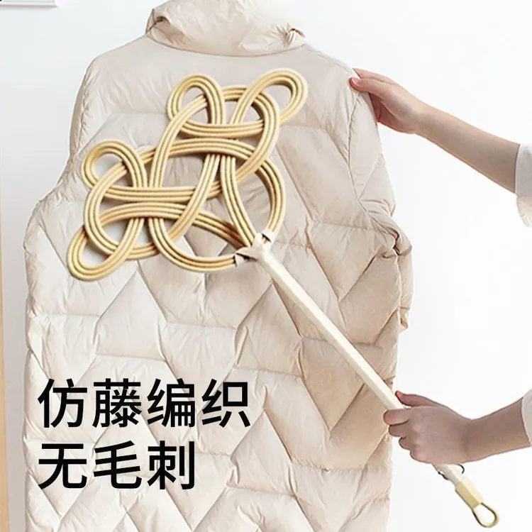 家用仿藤被子拍打长柄羽绒服羽绒蓬松晒被子棉被除尘灰尘掸子神器