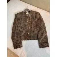 DAR STUDIO 精品【琉璃香香】40羊毛秋冬新款时髦须须香香外套25207