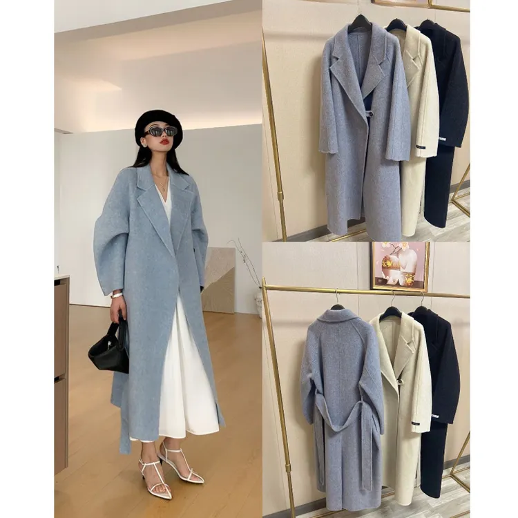 2025秋冬新款廓形长款大衣