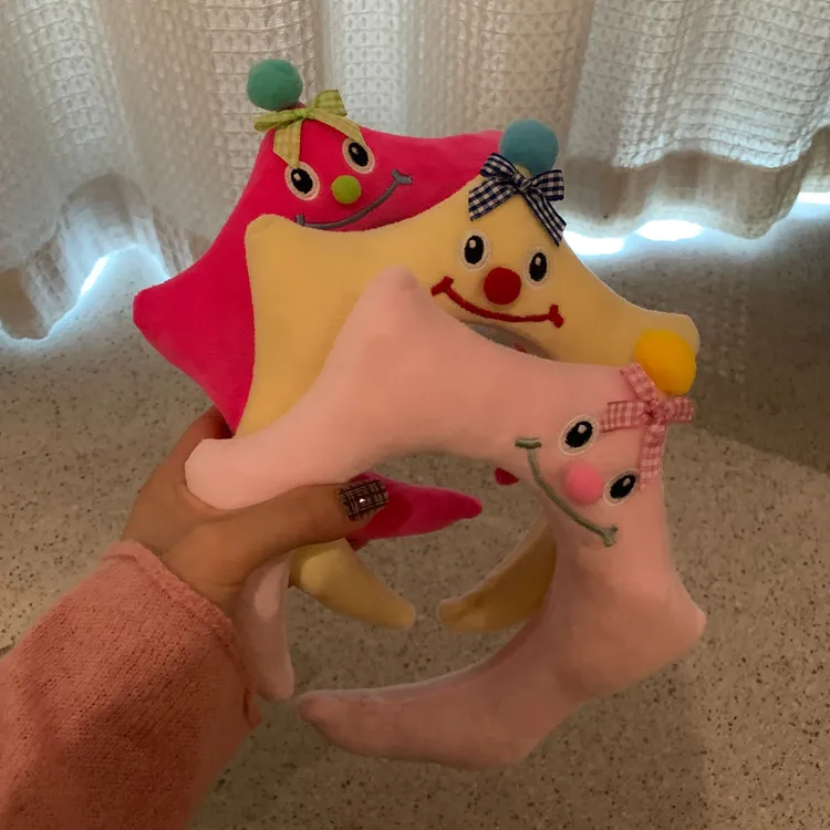 元气满满可爱搞怪五角星少女风头饰甜美日韩百搭休闲风发箍