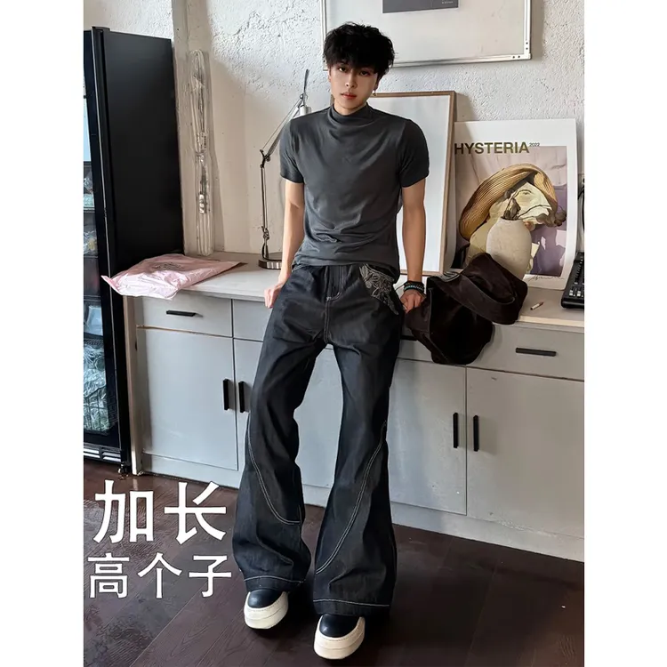 190cm加长裤子男高个子加绒牛仔裤185cm秋季长裤180cm青少年拖地