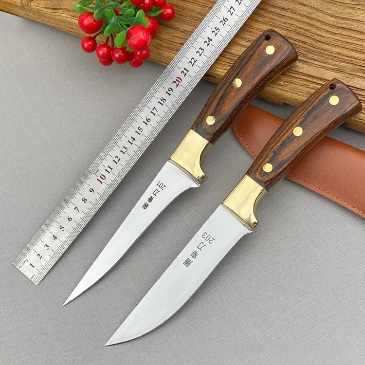 （新疆包邮）肉联201-203 专用黄铜屠宰刀剔骨刀分割刀实用好用锋利
