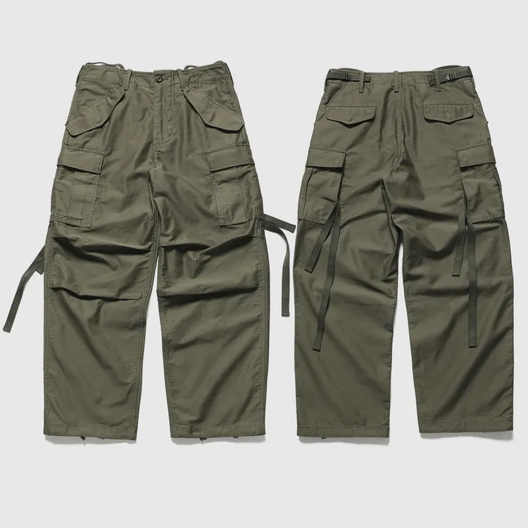 实年服工复刻M65工装裤经典复古多袋休闲长裤直筒裤纯棉作战裤男