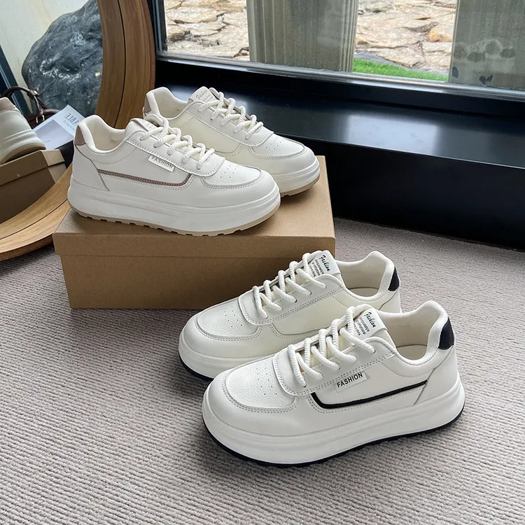 【秋款上新】轻便厚底小白鞋小个子增高显瘦ins欧若风时尚百搭板鞋