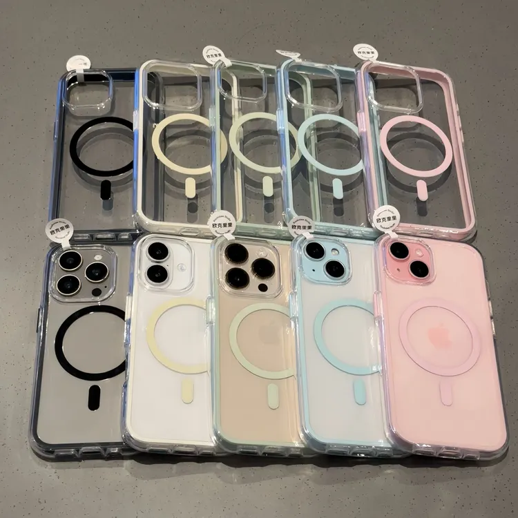 欧克里里二合一气囊磁吸壳iPhone16promax苹果15/14手机壳12/1311