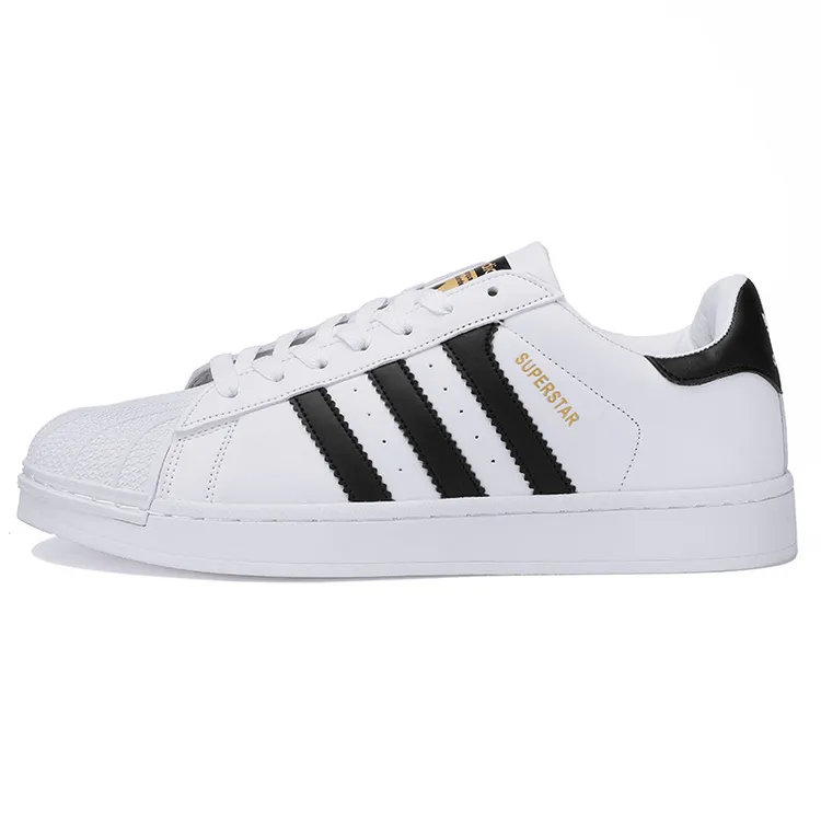 经典款金标情侣小白鞋男女运动休闲鞋透气潮流板鞋