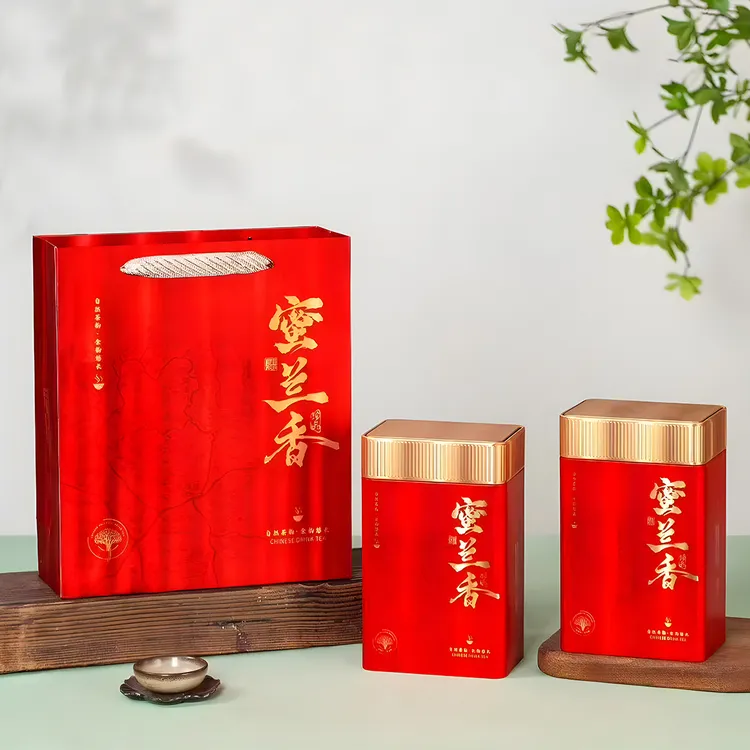 凤凰单丛茶叶蜜兰香浓香型单枞头春新茶潮州乌龙茶礼袋礼盒