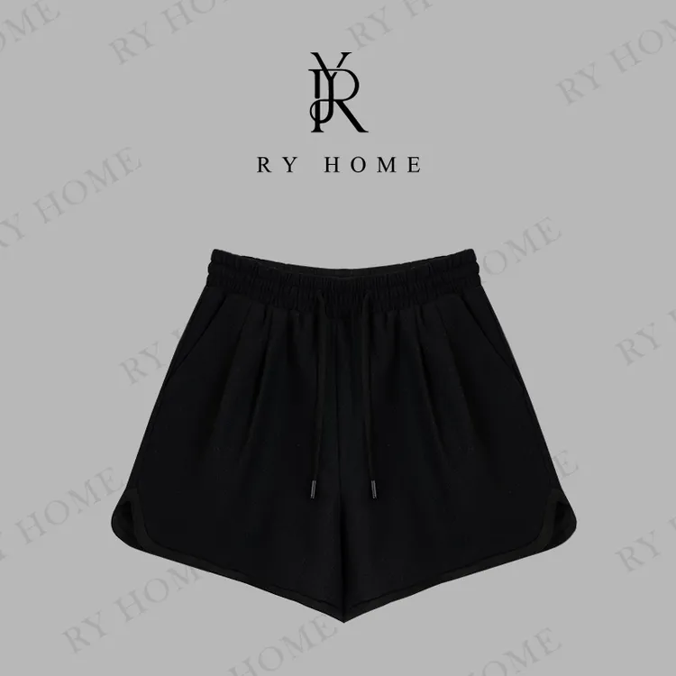 【容雨RYHOME】美式Old School松紧抽绳休闲短裤243K2333