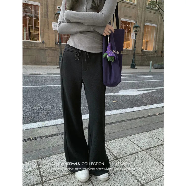 YESWOMEN【淼淼】加绒芭比裤480g·親肤保暖喇叭裤型 XY72411C1996