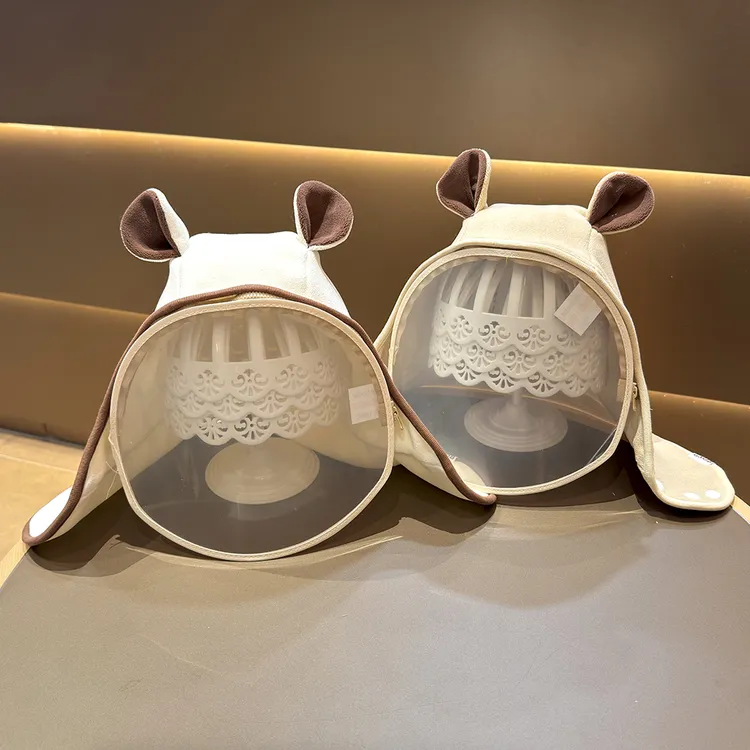 宝宝帽子秋冬防风飞沫面罩保暖套头帽婴幼儿童防寒加厚护耳包头帽