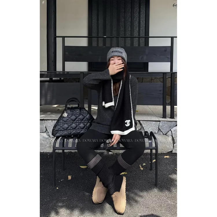大婉酱微胖定制【静影绒织】绵羊毛宽松正肩毛衣软糯毛织上衣 1118D