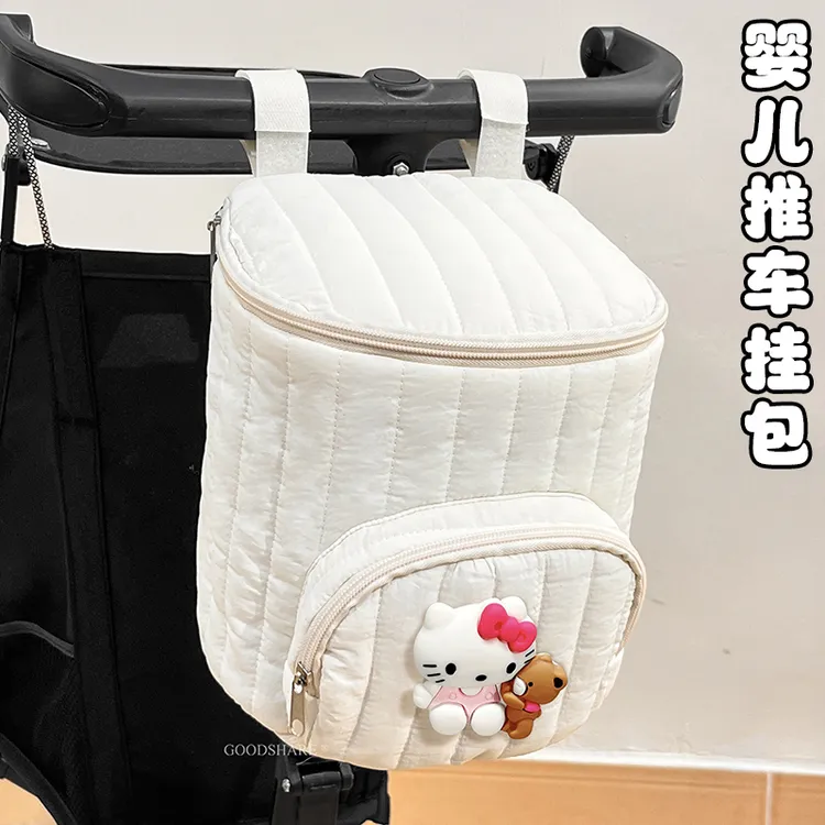 婴儿推车挂包大容量收纳神器可爱卡通KT猫适用于小虎子手推车储物