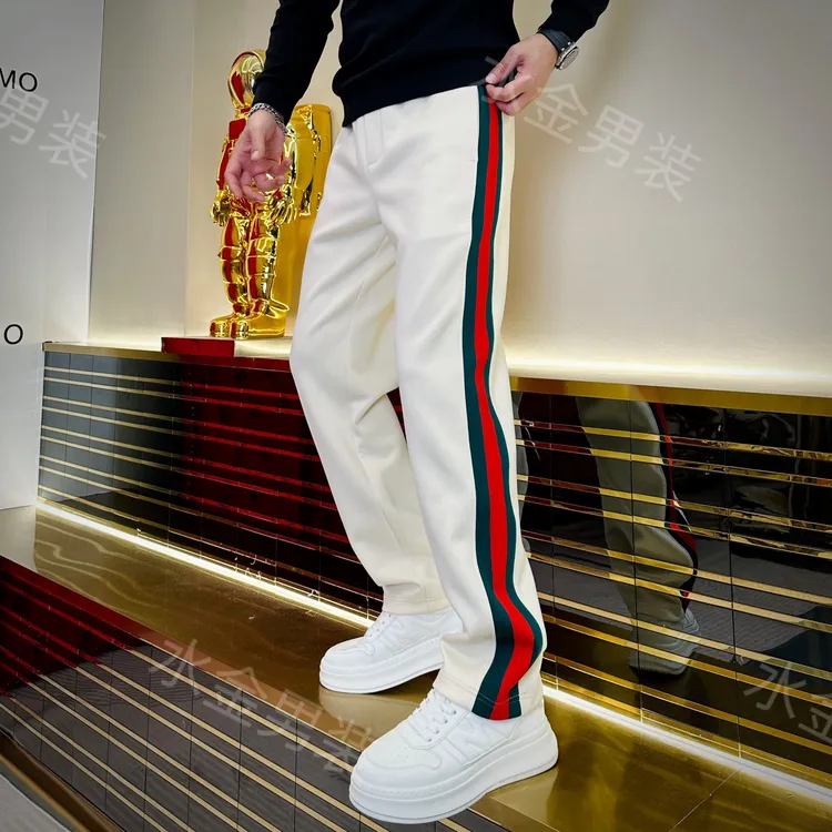 2025男装男士秋季潮流时尚百搭舒适高端轻奢简约直筒休闲裤 W1000