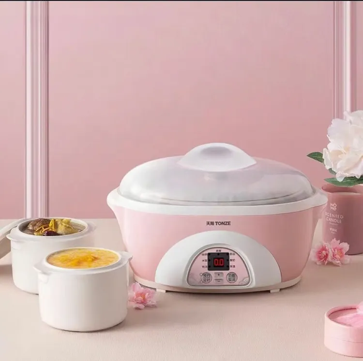 天际经典电炖锅1.6L升隔水炖盅 家用2-3人份陶瓷煲汤煮粥燕窝炖盅