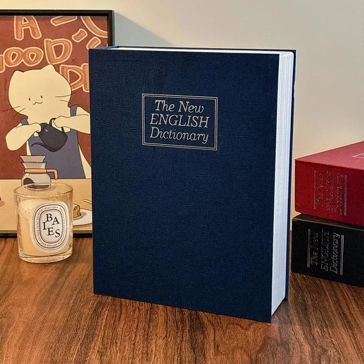 书本保险箱密码盒子存钱罐男女孩礼物2025新款可存可取带锁储蓄罐