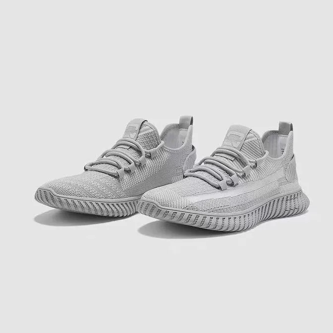 剪标春夏季运动飞织男士低帮鞋工艺鱼丝纱线潮流舒适透气休闲鞋