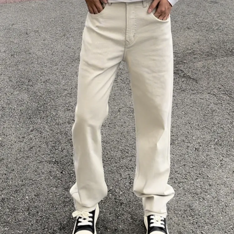 （泽凯推荐）6002四色牛仔*早秋新款*直筒品质牛仔裤宽松