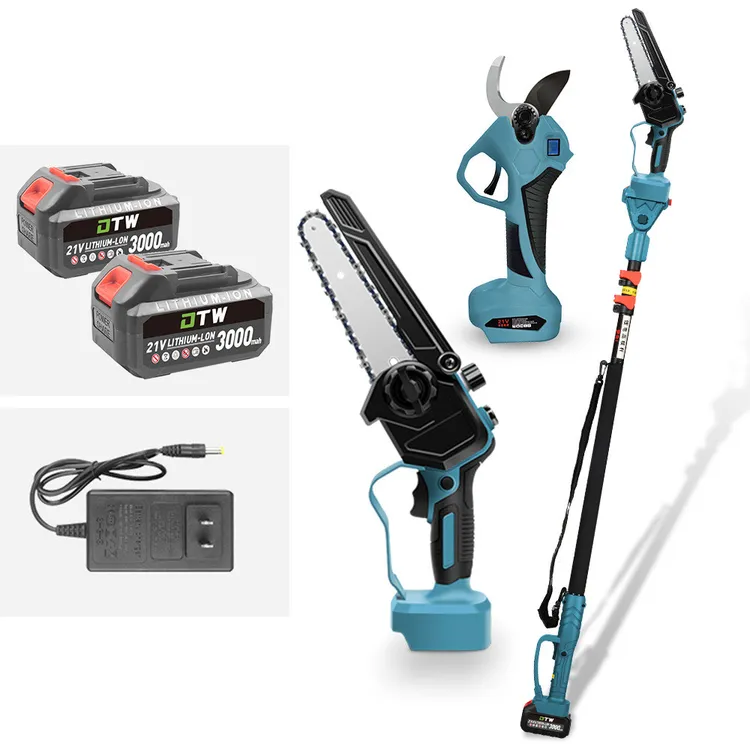 5.5高枝剪6寸高枝锯伸缩高空剪电动无刷修枝剪锯加长高枝粗枝套装