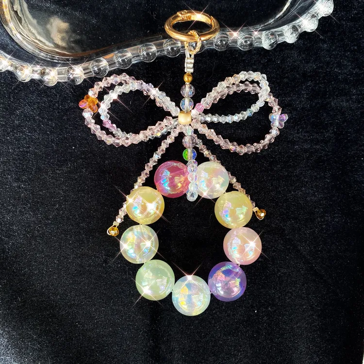 幻饰界 A118手捻光变夜光手机链包挂链绳轻奢名媛时尚风质感防摔