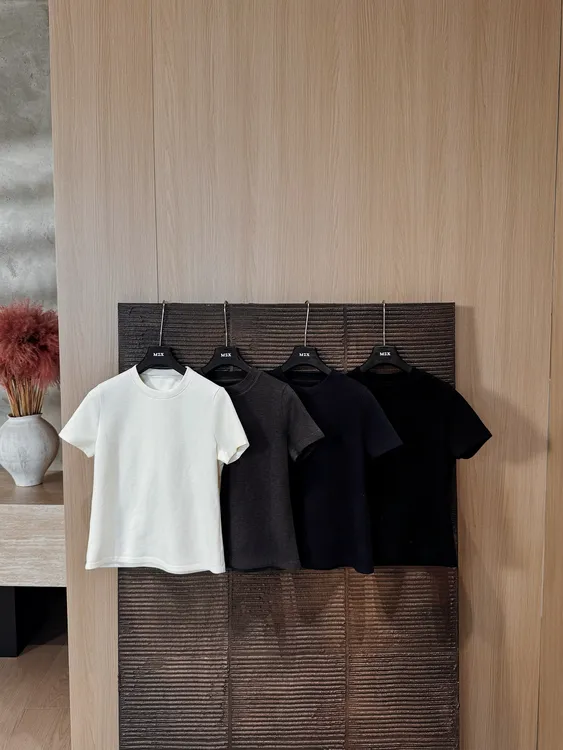 MZX 【加厚椰绒】软糯舒适小版型圆领短袖SY666888-M