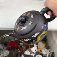 【闪购商品】龙凤呈祥深井老紫泥西施壶（大容量）L