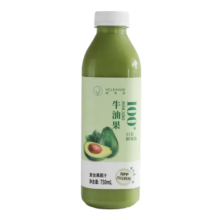 盒马维果果蔬汁牛油果汁代餐不踩雷网红HPP鲜榨750ml100%原汁0脂
