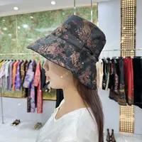 【倾云】新中式国风宋锦渔夫帽时尚百搭 MZ003