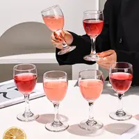 【6只装】葡萄酒杯红酒杯白酒杯高脚杯洋酒杯ins玻璃水杯wine glass