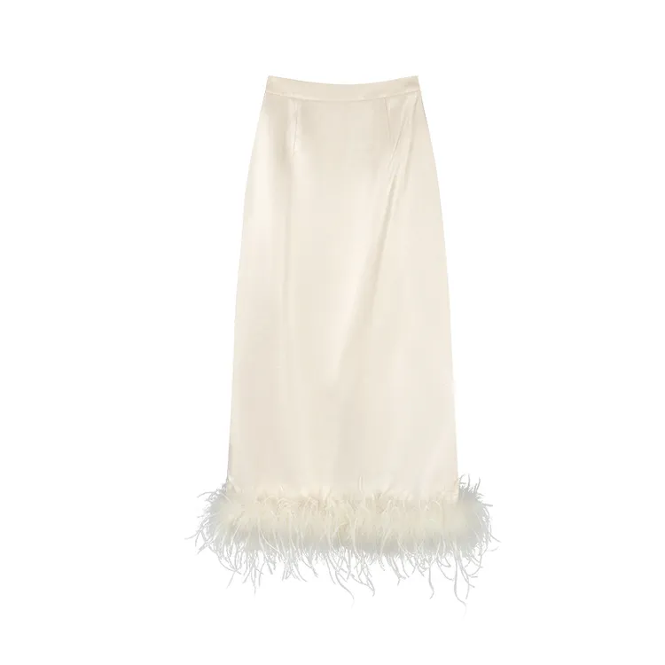 冯（CHAOMEI【罗拉小姐】新中式国风女装高级感轻奢奶霜杏裙子